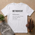 Introvert Ingredients T-Shirt