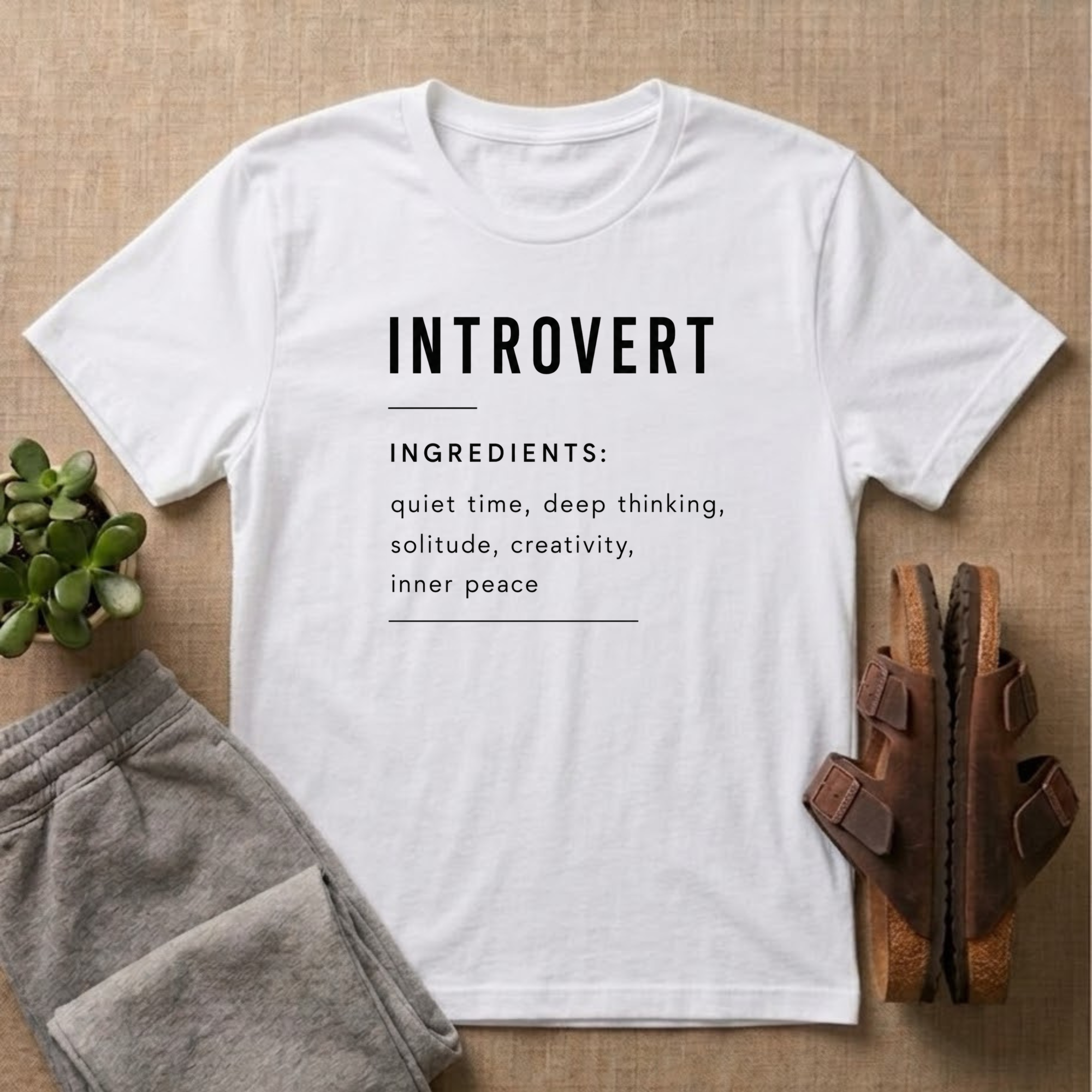 Introvert Ingredients T-Shirt