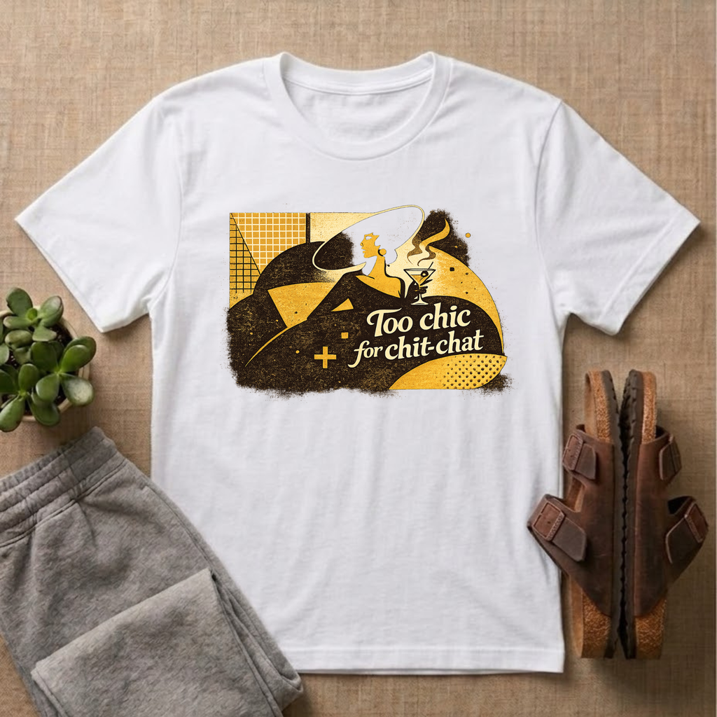 Too Chic for Chit Chat T-shirt