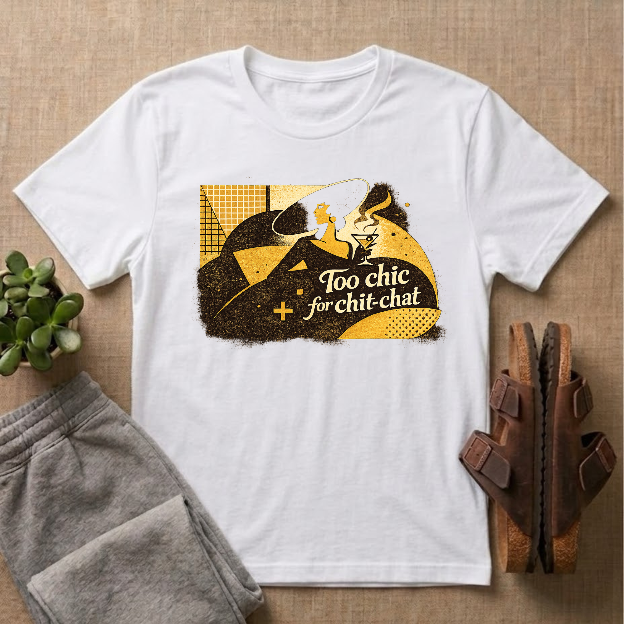 Too Chic for Chit Chat T-shirt