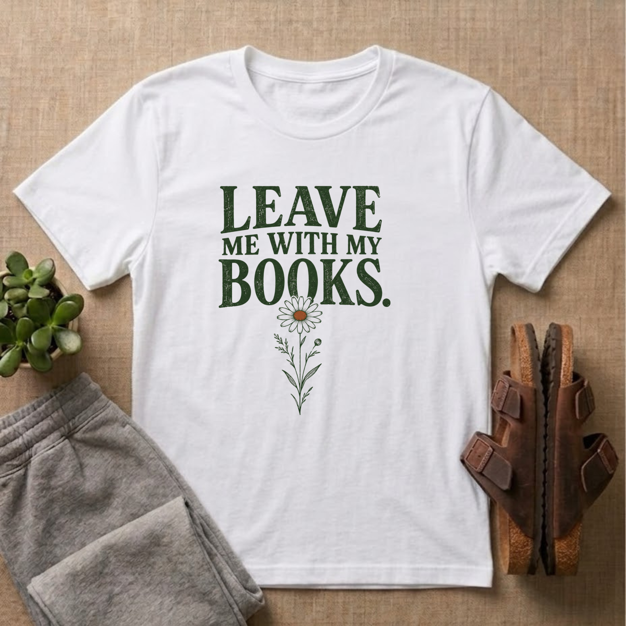 Leave Me With My Books T-Shirt