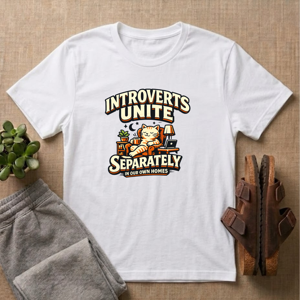 Introverts Unite Separately T-Shirt