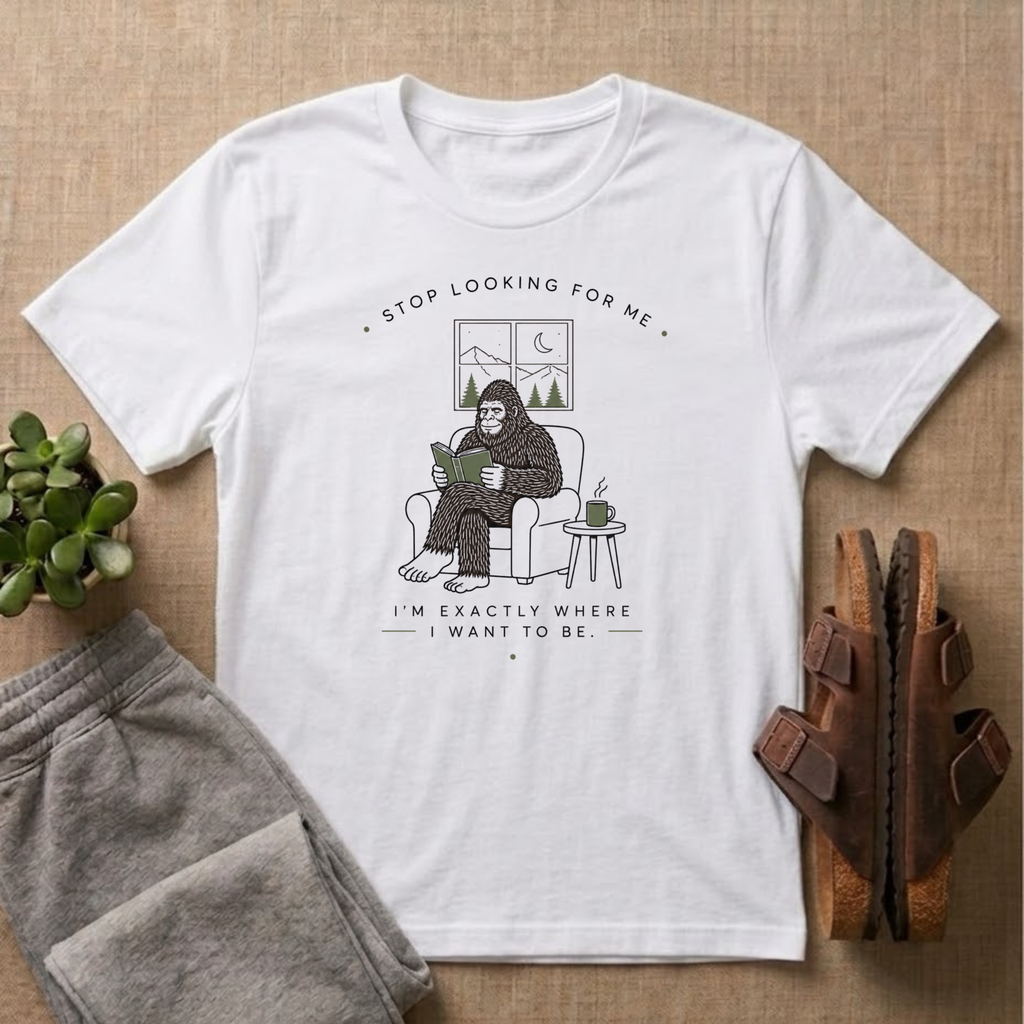 Stop looking For Bigfoot T-Shirt