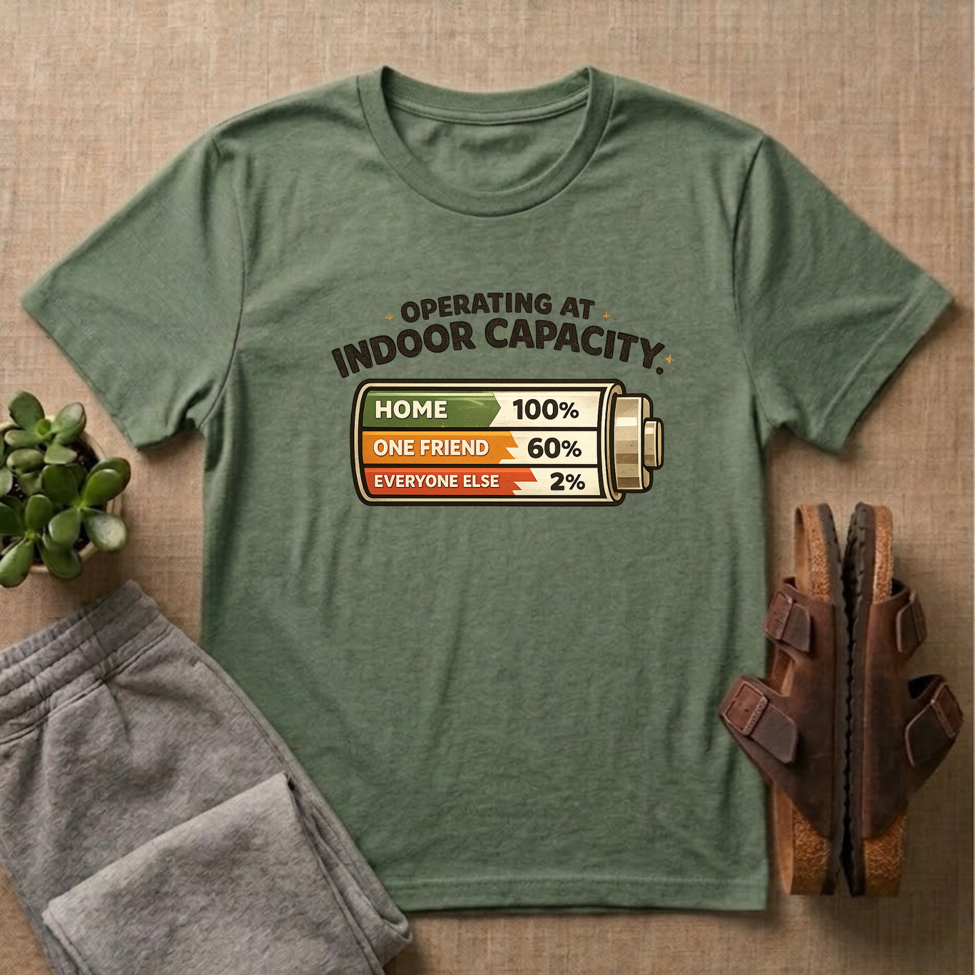 Operating At Indoor Capacity T-shirt