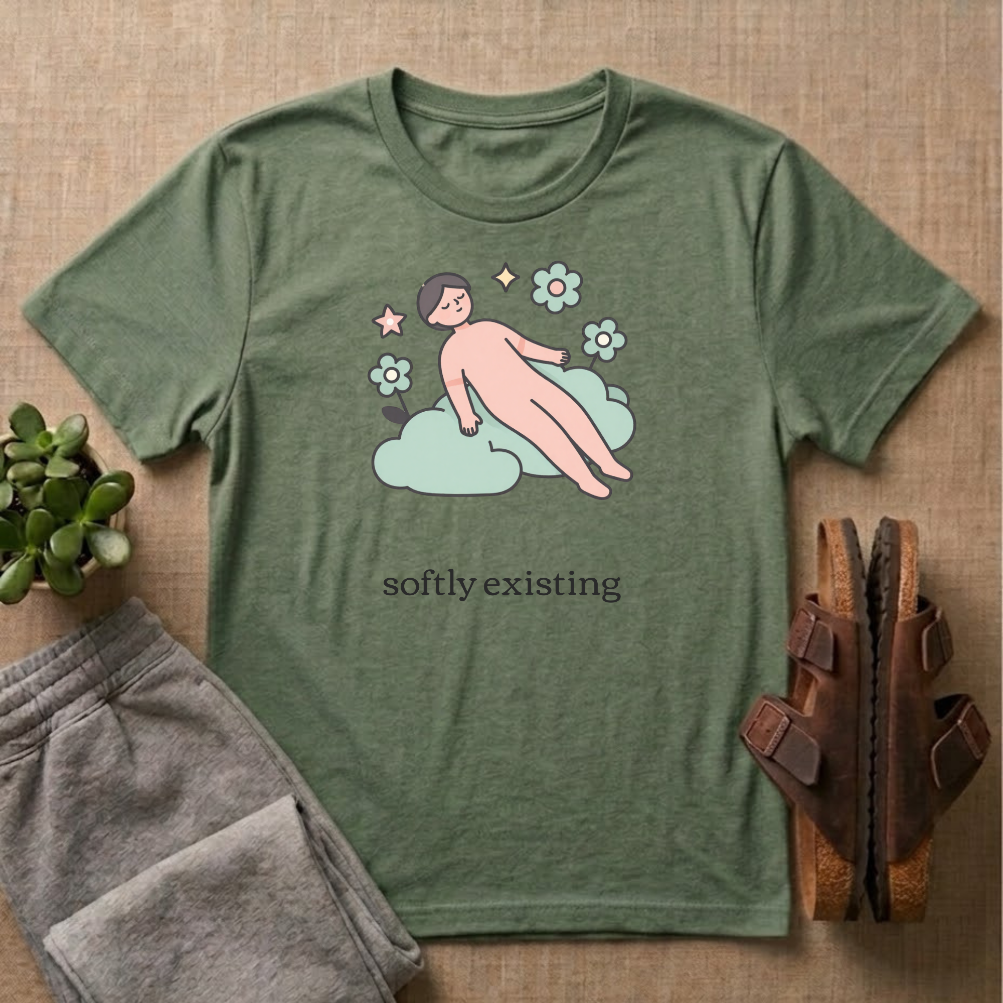 Softly Existing T-Shirt