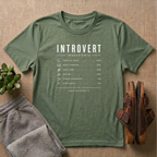 Introvert Percentages T-shirt