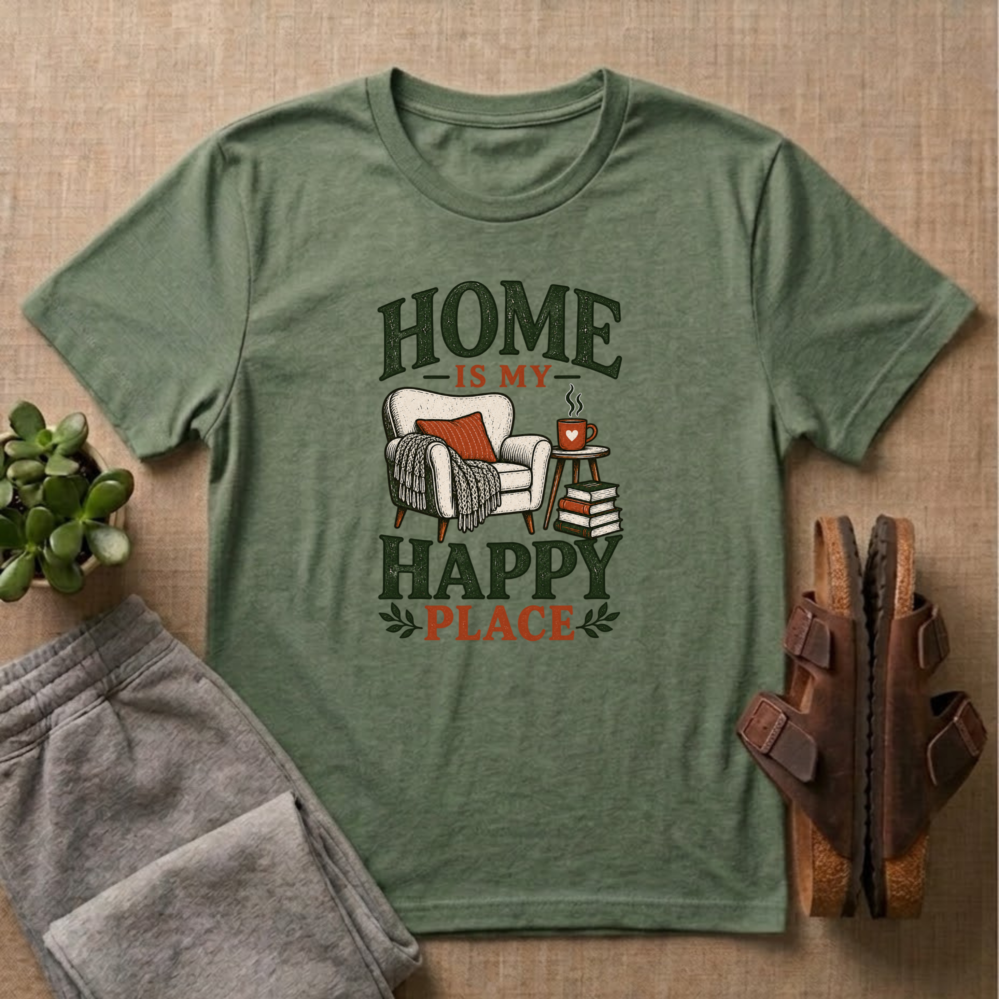 Home Is My Happy Place T-Shirt