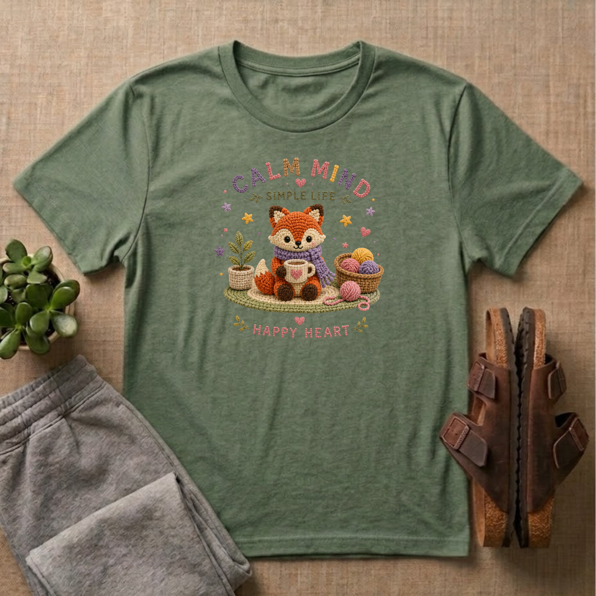 Calm Mind Simple Life T-Shirt