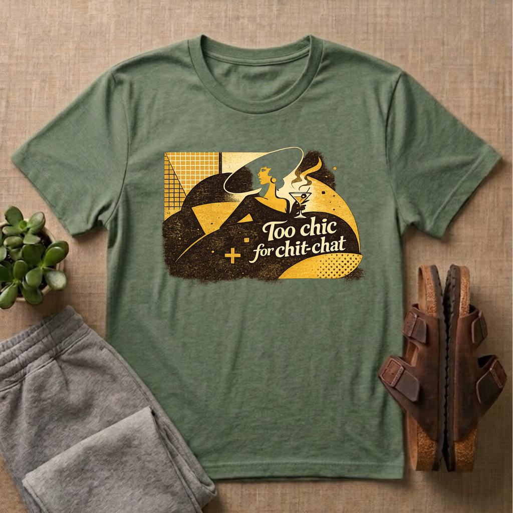 Too Chic for Chit Chat T-shirt