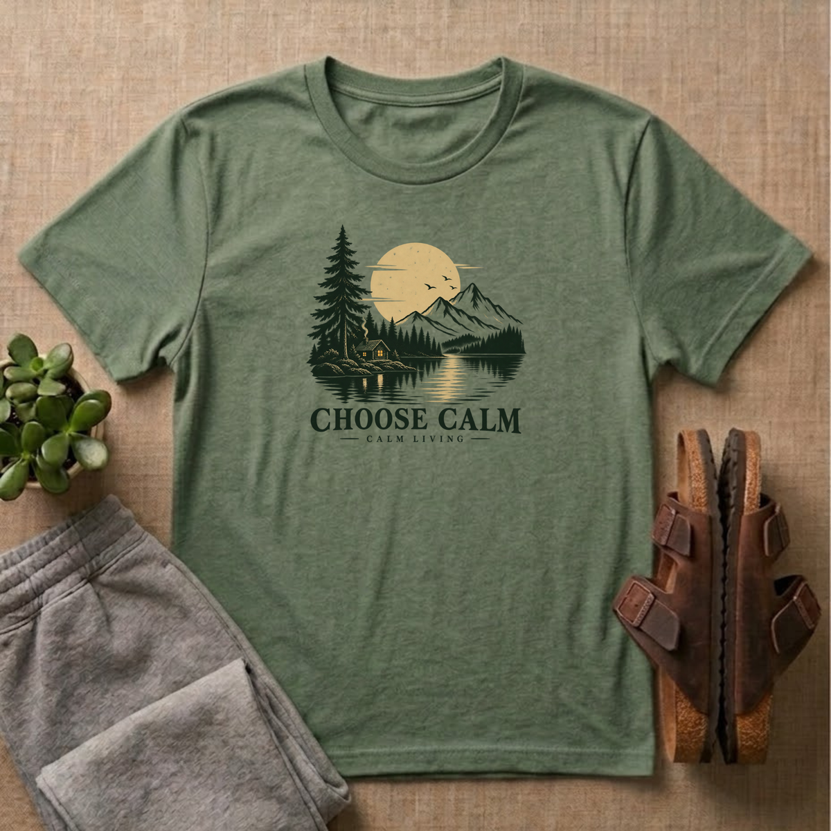 Choose Calm - Calm Living of T-Shirt
