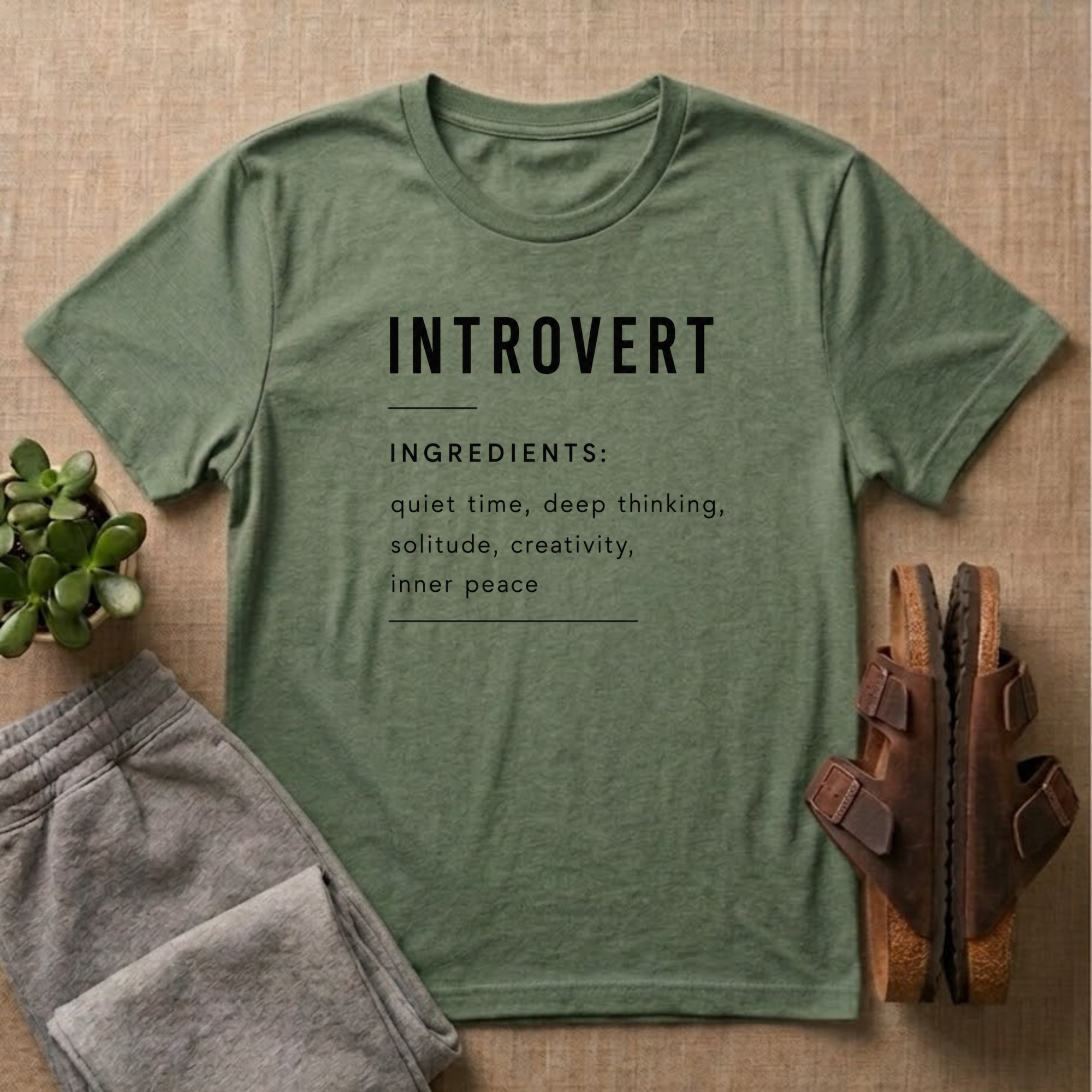 Introvert Ingredients T-Shirt