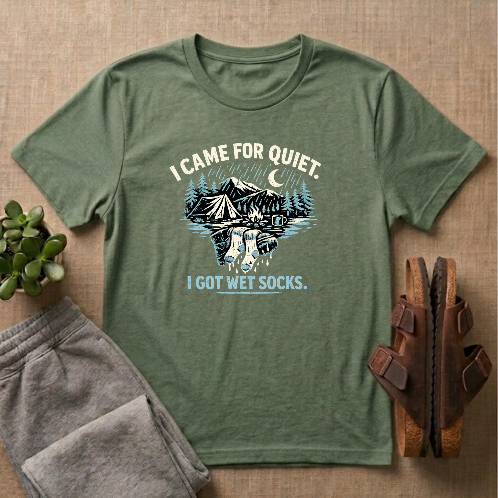 I Came For Quiet I Got Wet Socks T-shirt