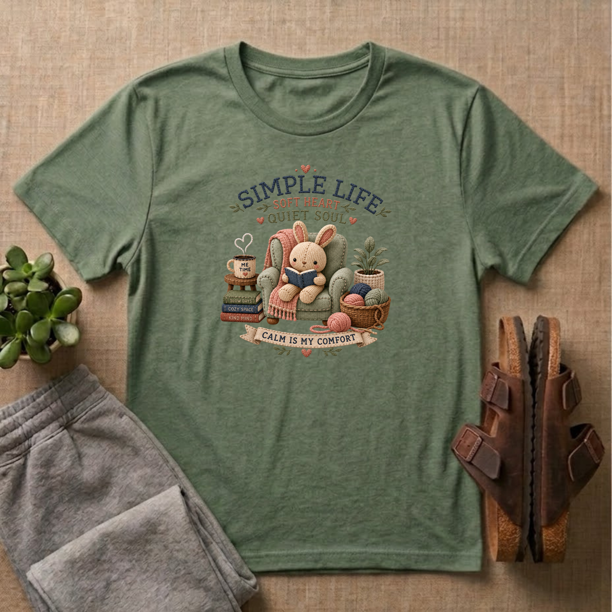 Simple Life Soft Heart Quiet Soul T-shirt