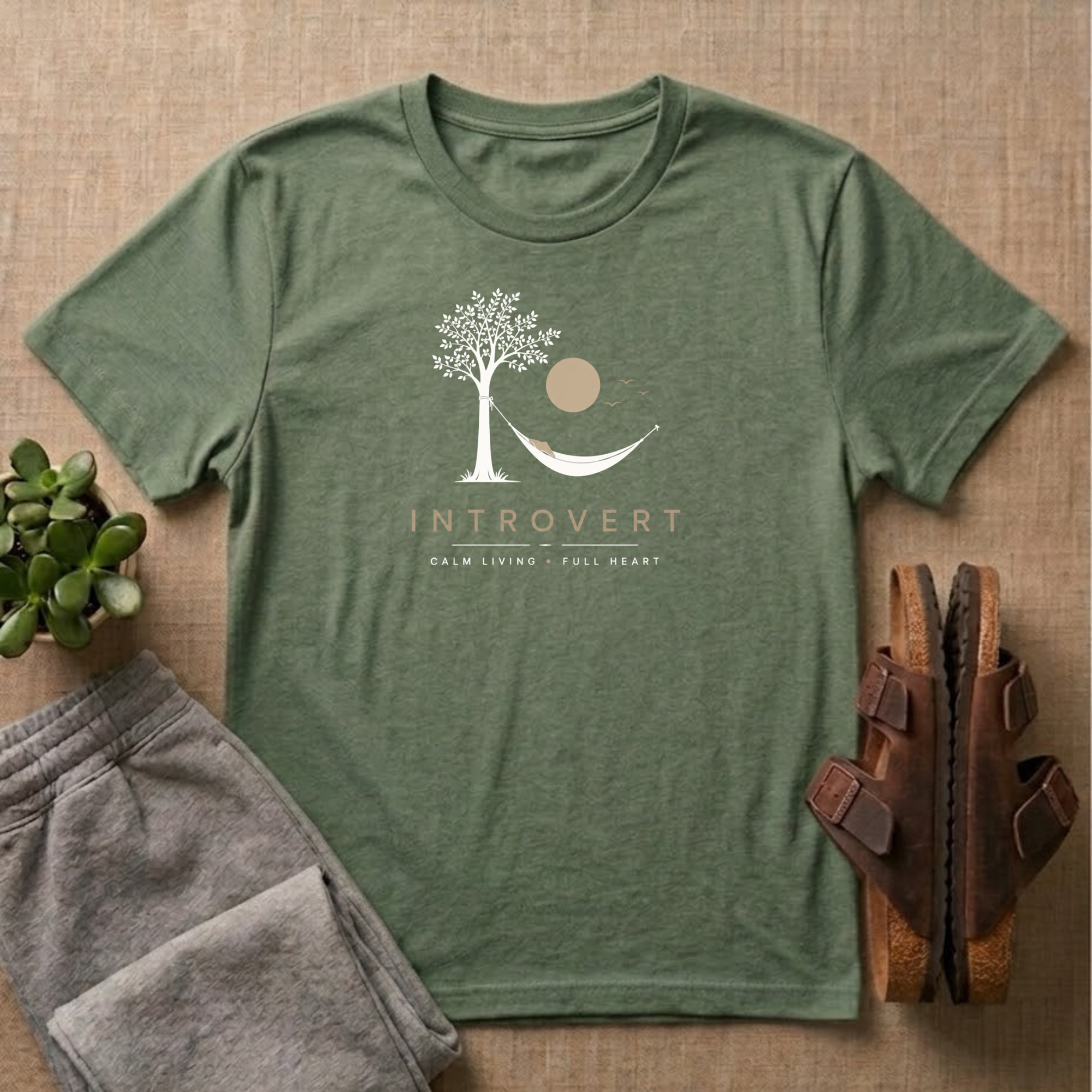 Introvert Calm Living T-Shirt