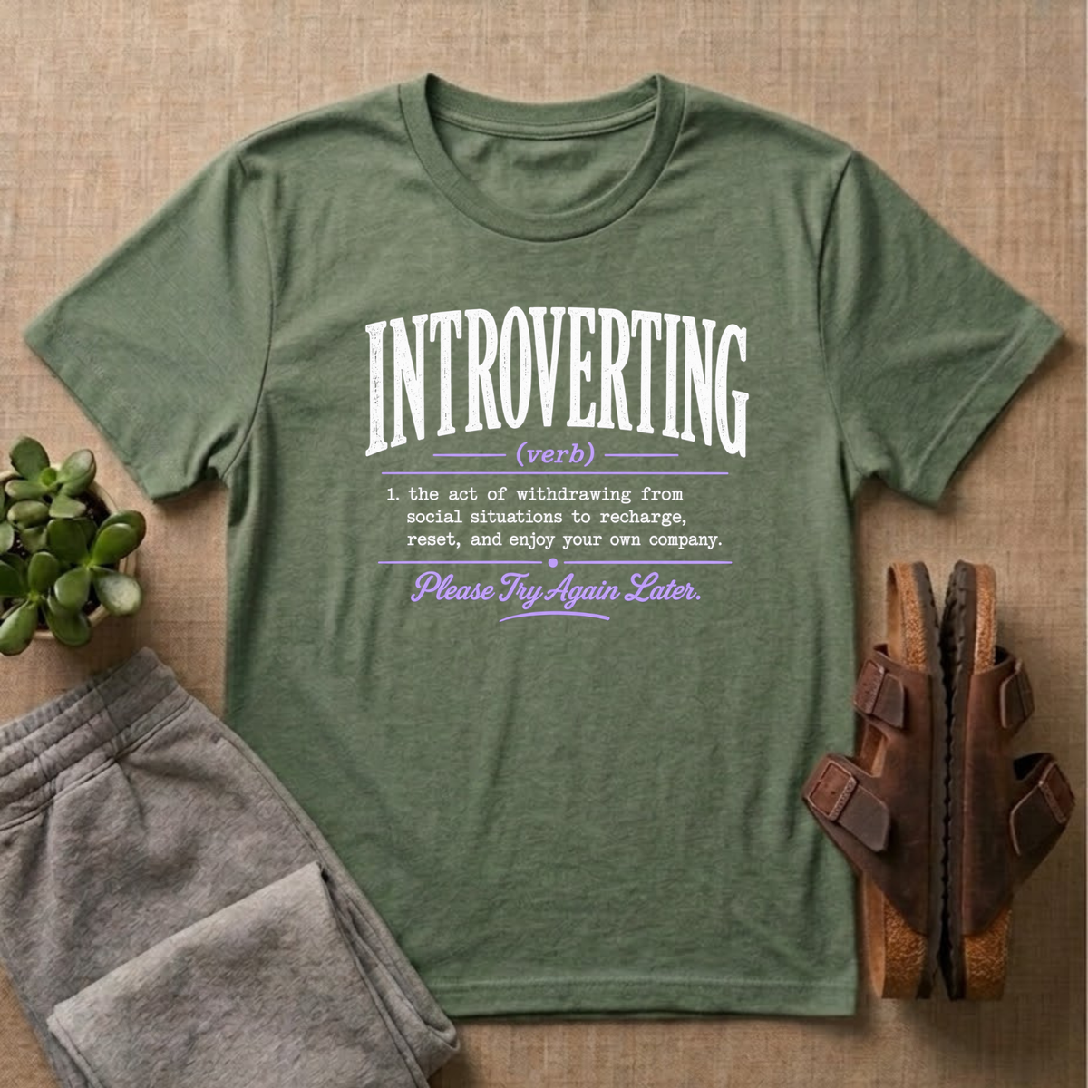 Introverting Definition T-shirt