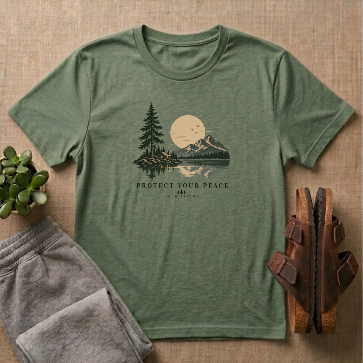 Protect Your Peace - Calm Living T-Shirt