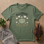 Allergic To Small Talks Mask T-Shirt