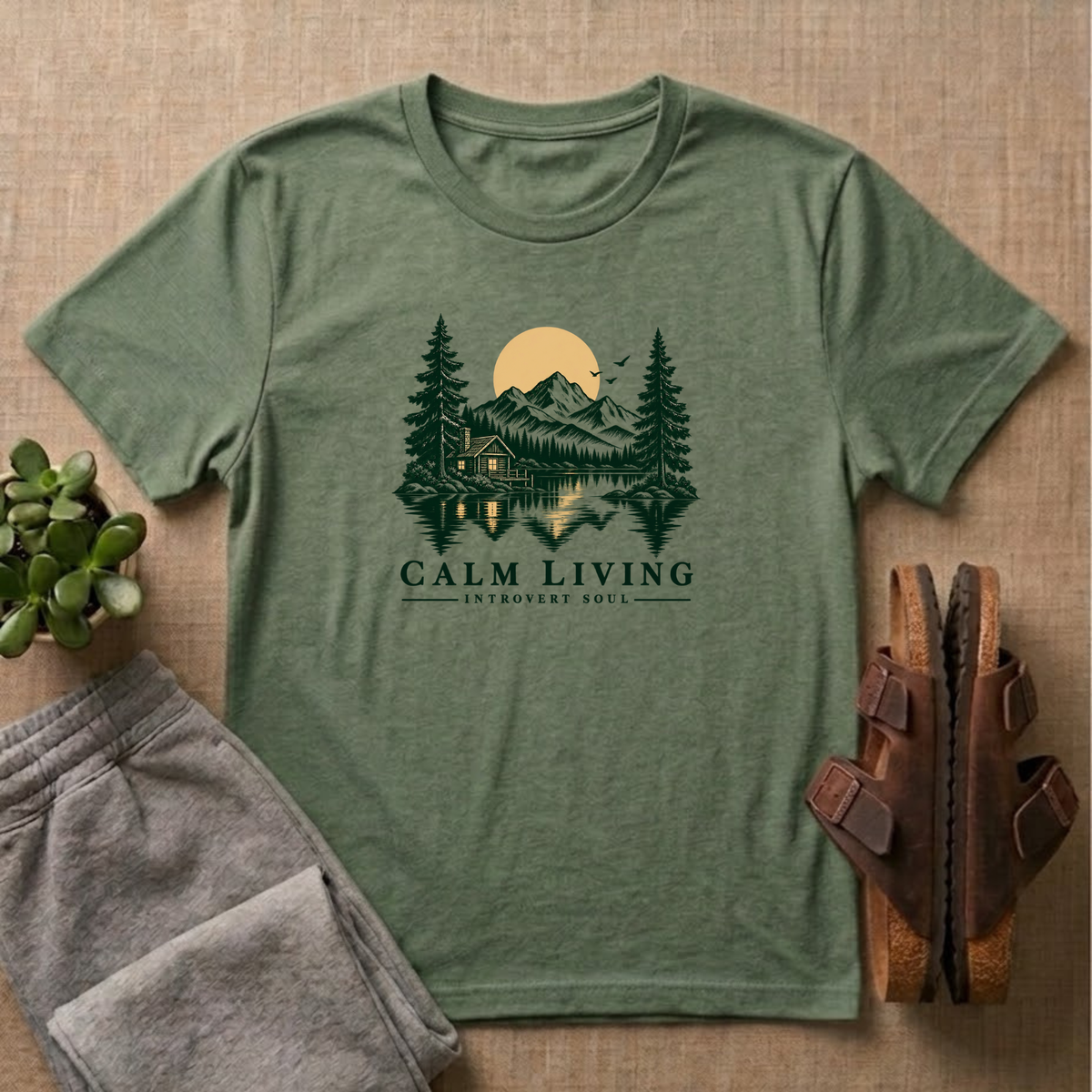 Calm Living Introvert Soul T-Shirt
