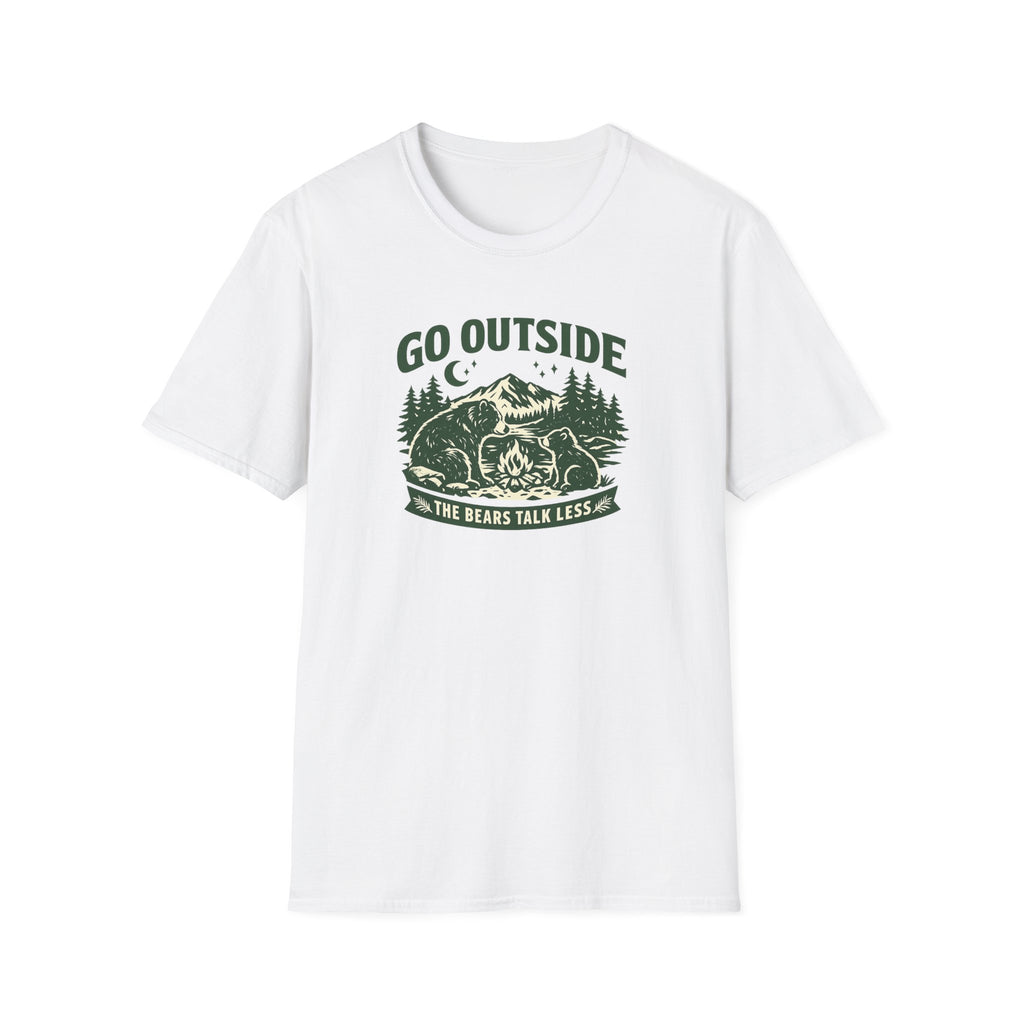 Go Outside The Bears Talk Less T-Shirt