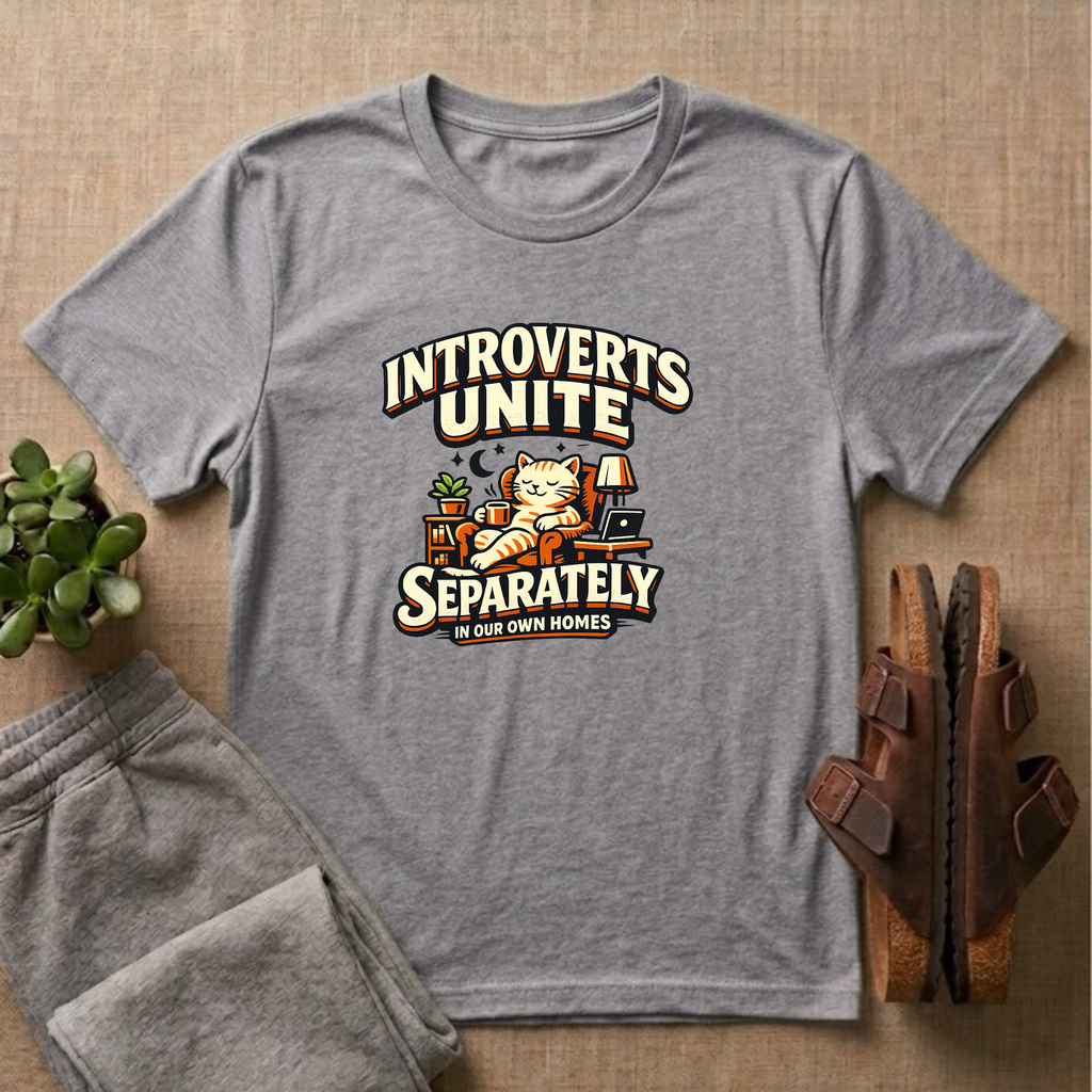 Introverts Unite Separately T-Shirt