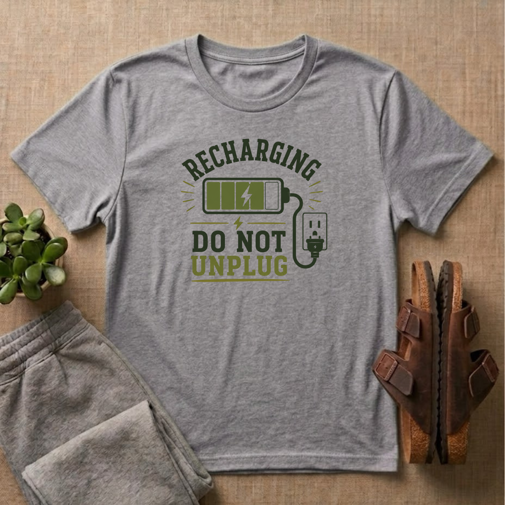 Recharging Do Not Unplug g T-Shirt