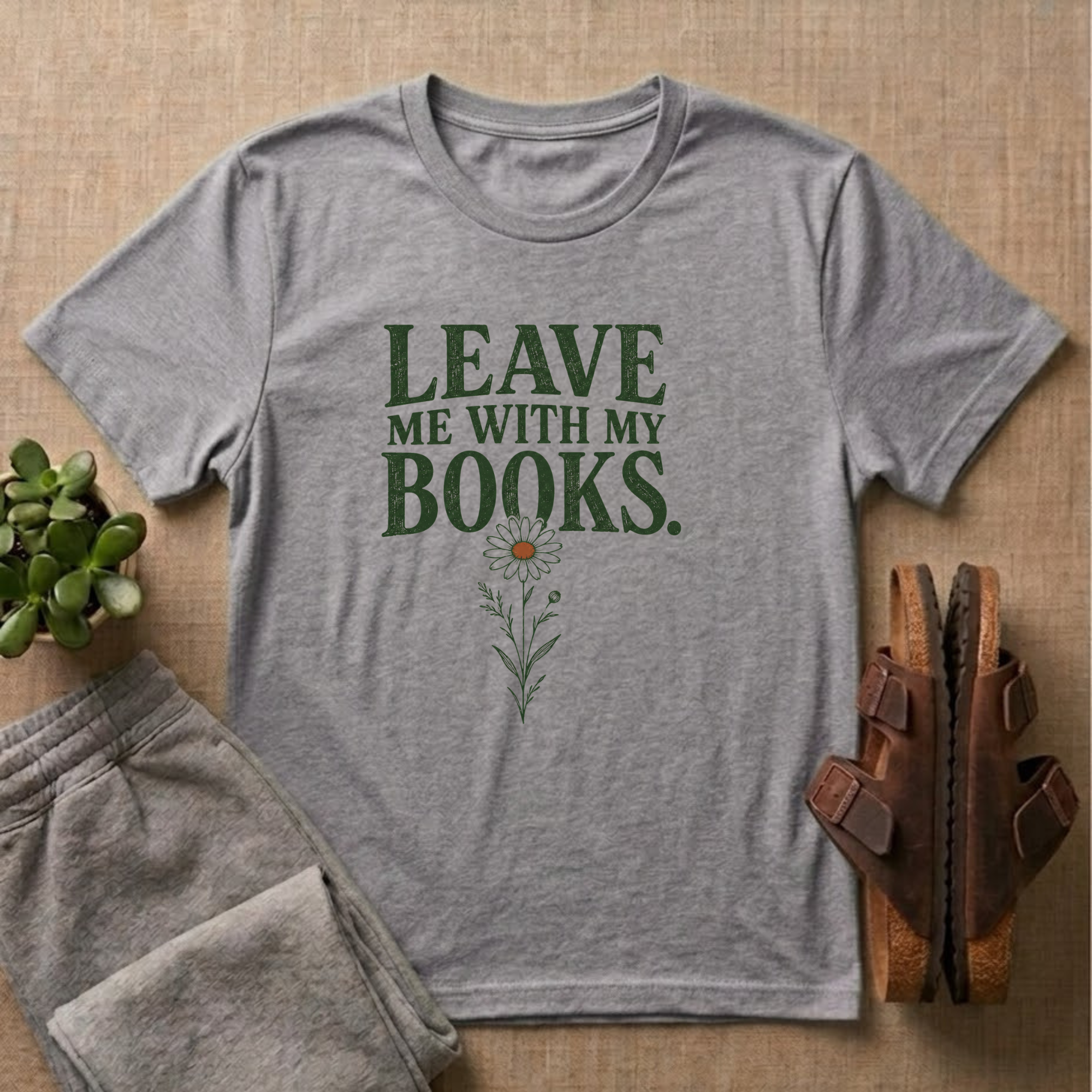 Leave Me With My Books T-Shirt
