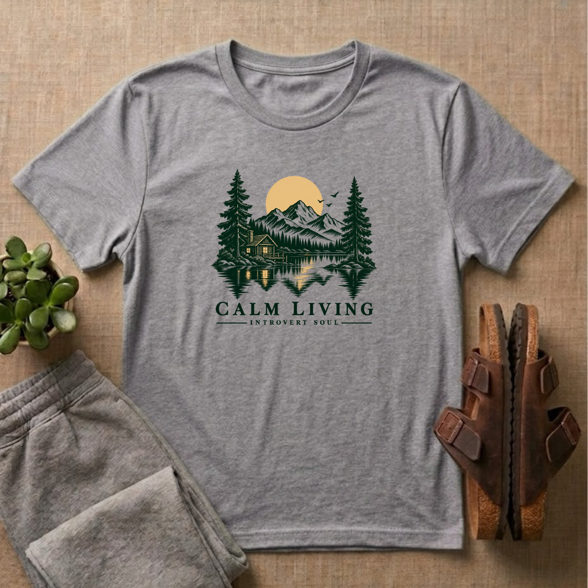 Calm Living Introvert Soul T-Shirt