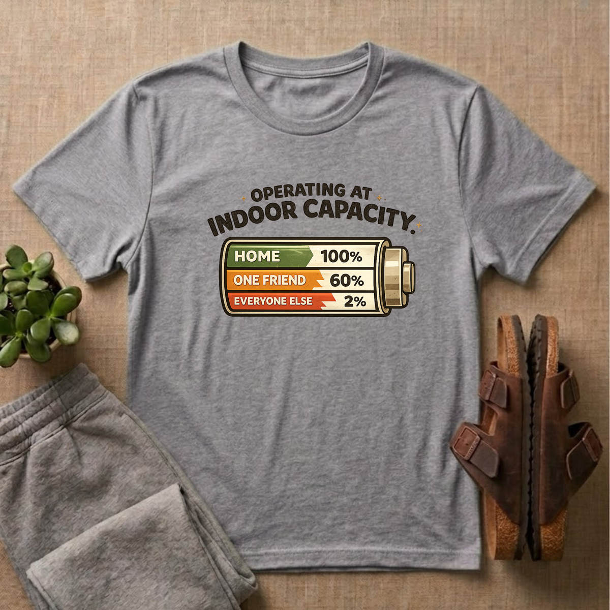 Operating At Indoor Capacity T-shirt