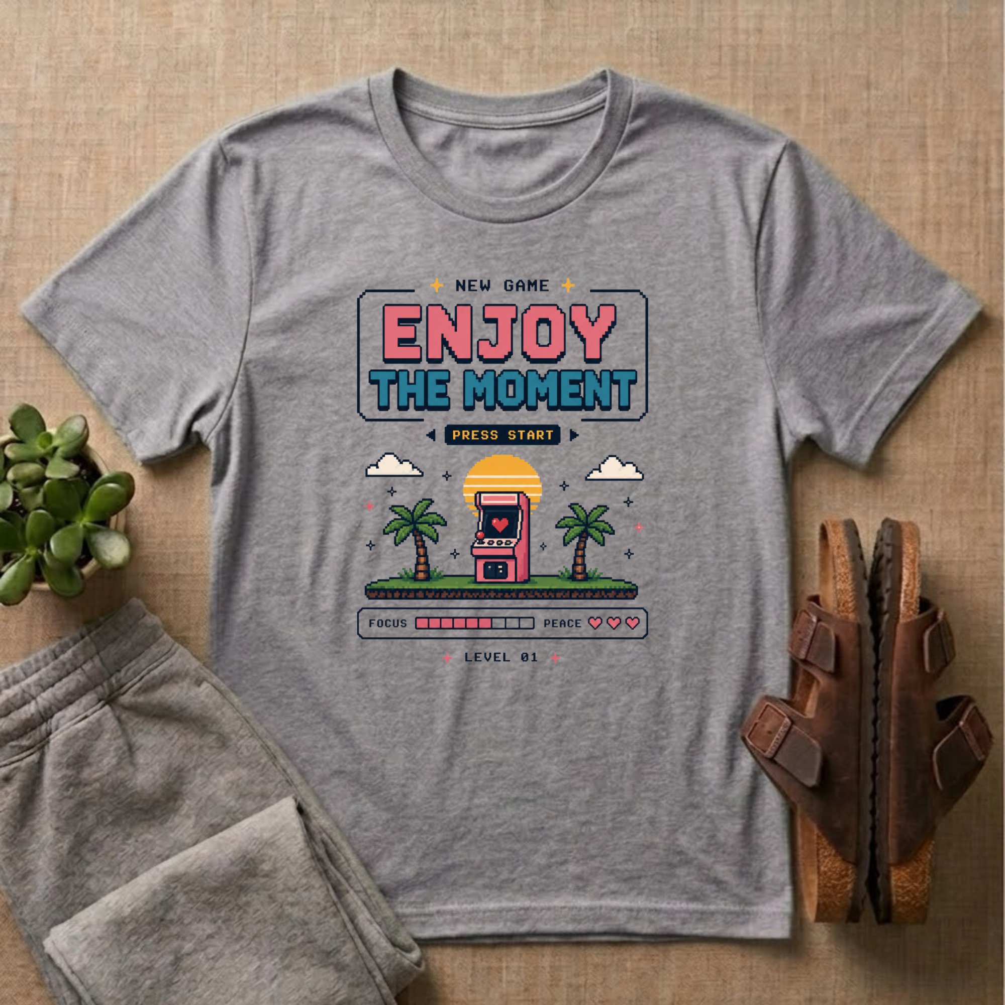 Enjoy the Moment Arcade T-Shirt