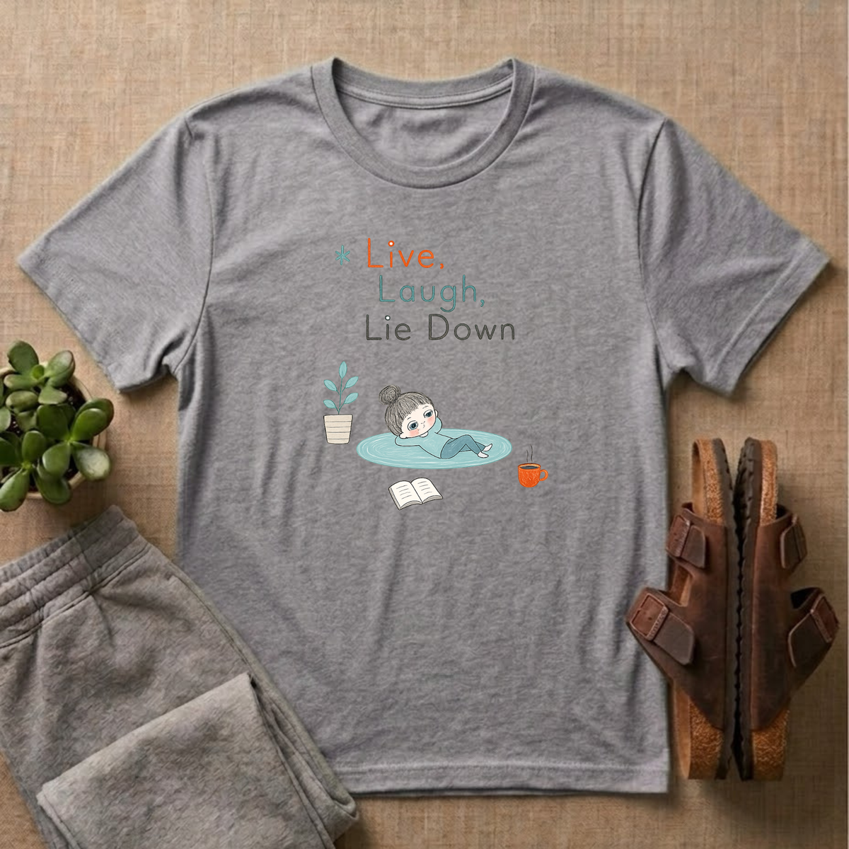 Live Laugh Lie Down T-shirt