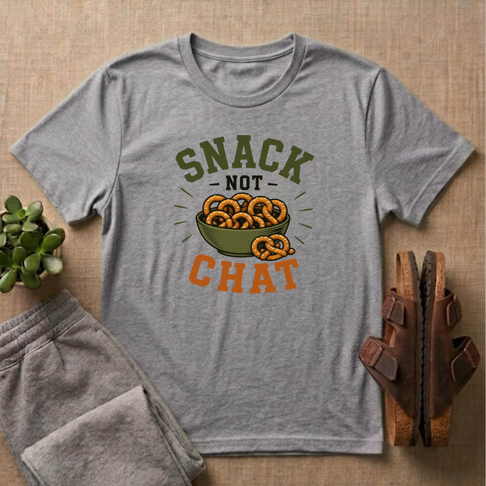 Snack Not Chat T-Shirt
