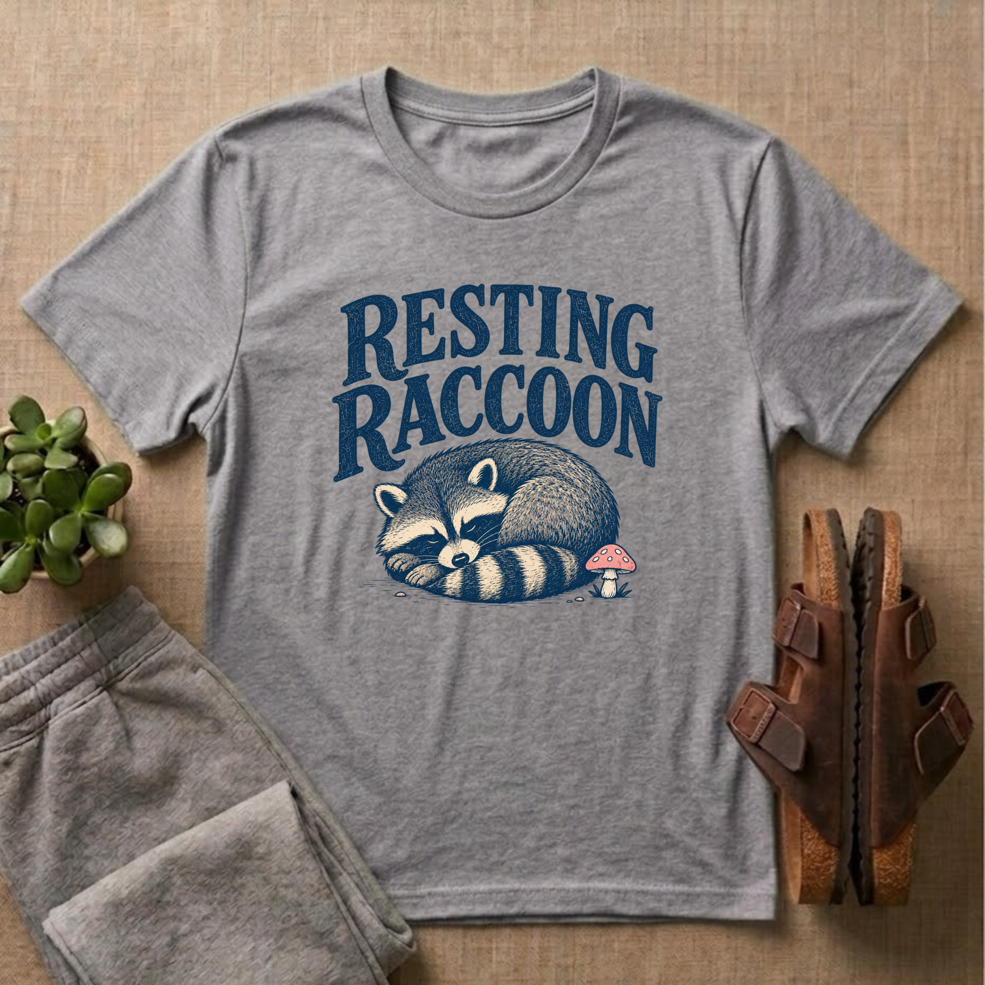 Resting Raccoon T-Shirt