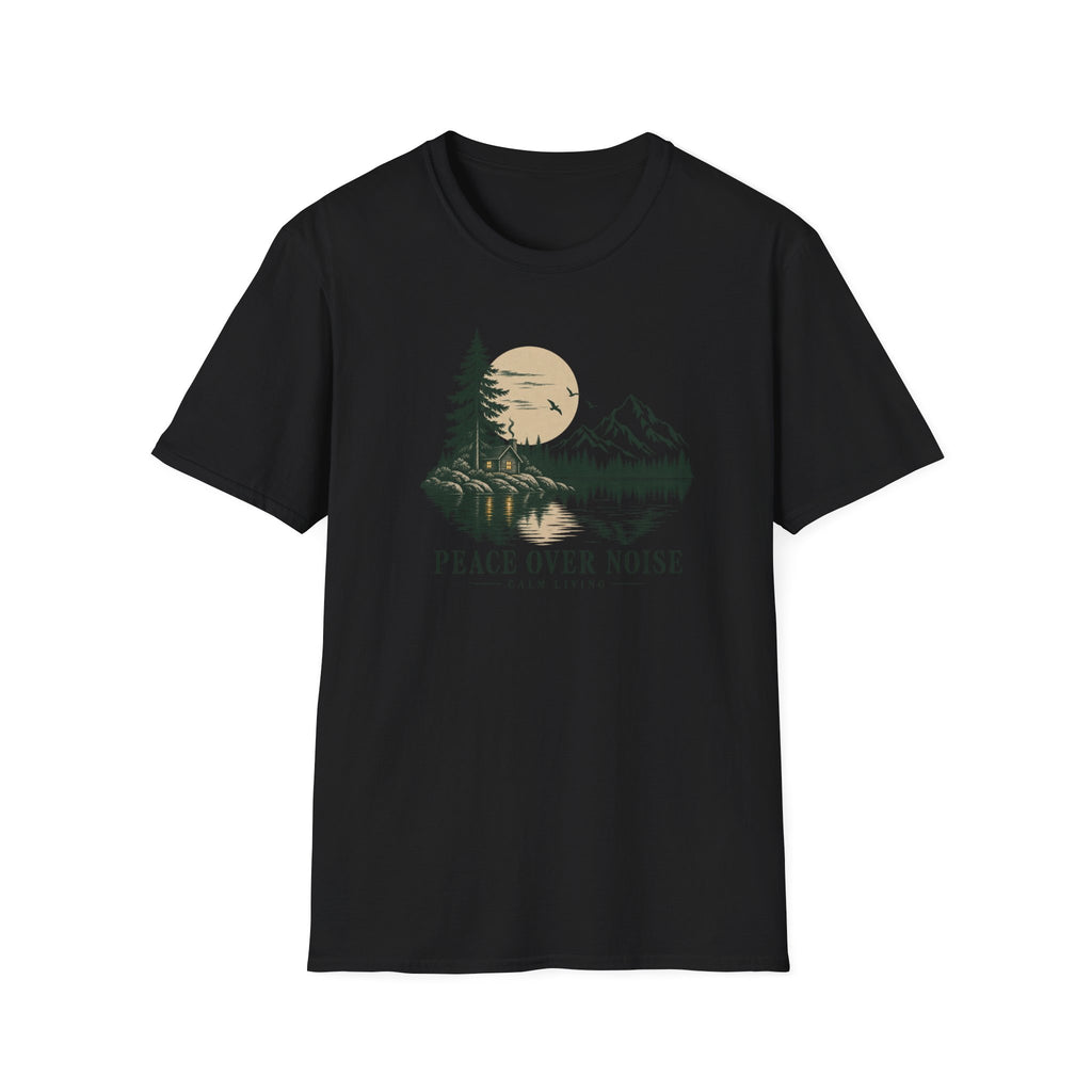 Peace Over Noise - Calm Living T-Shirt