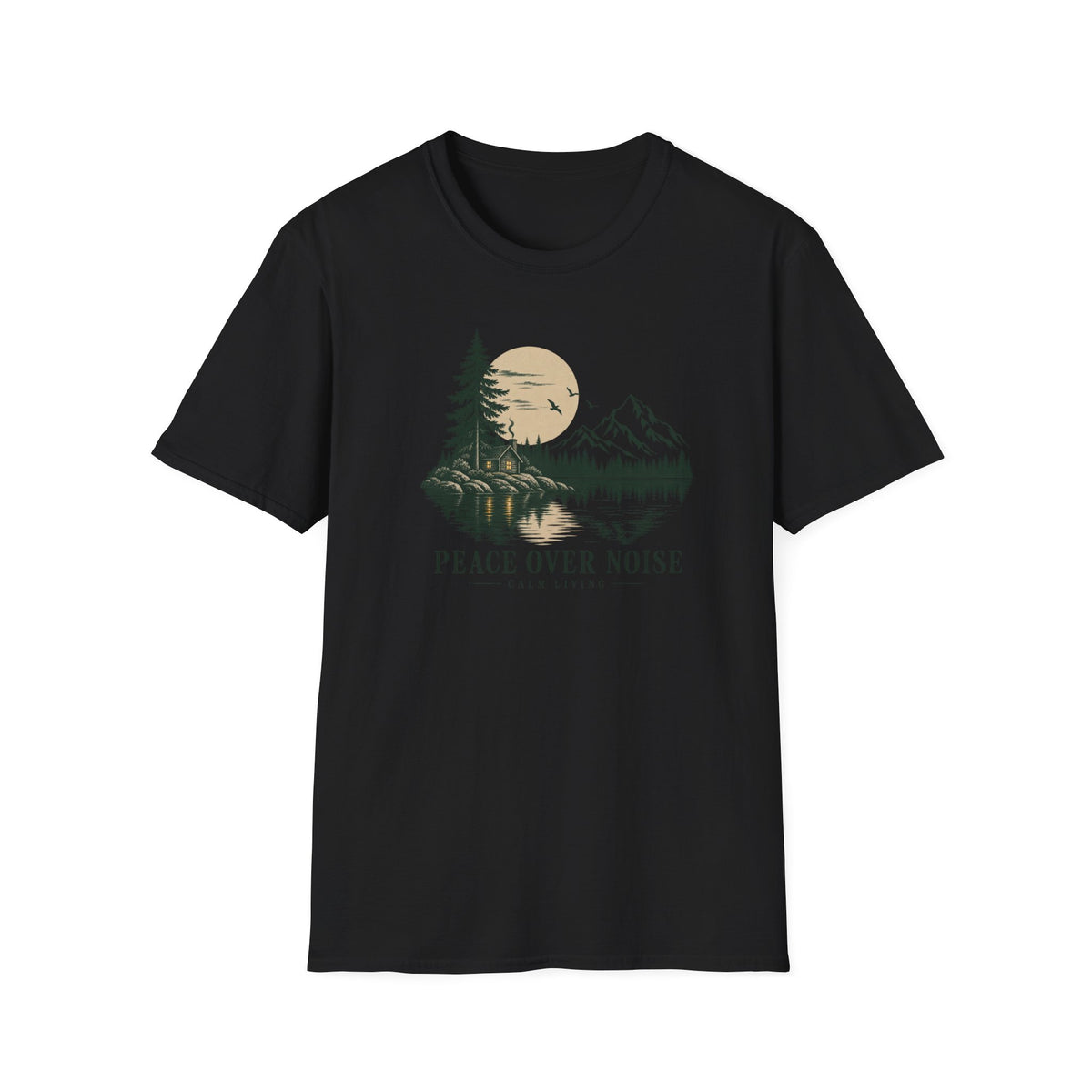 Peace Over Noise - Calm Living T-Shirt