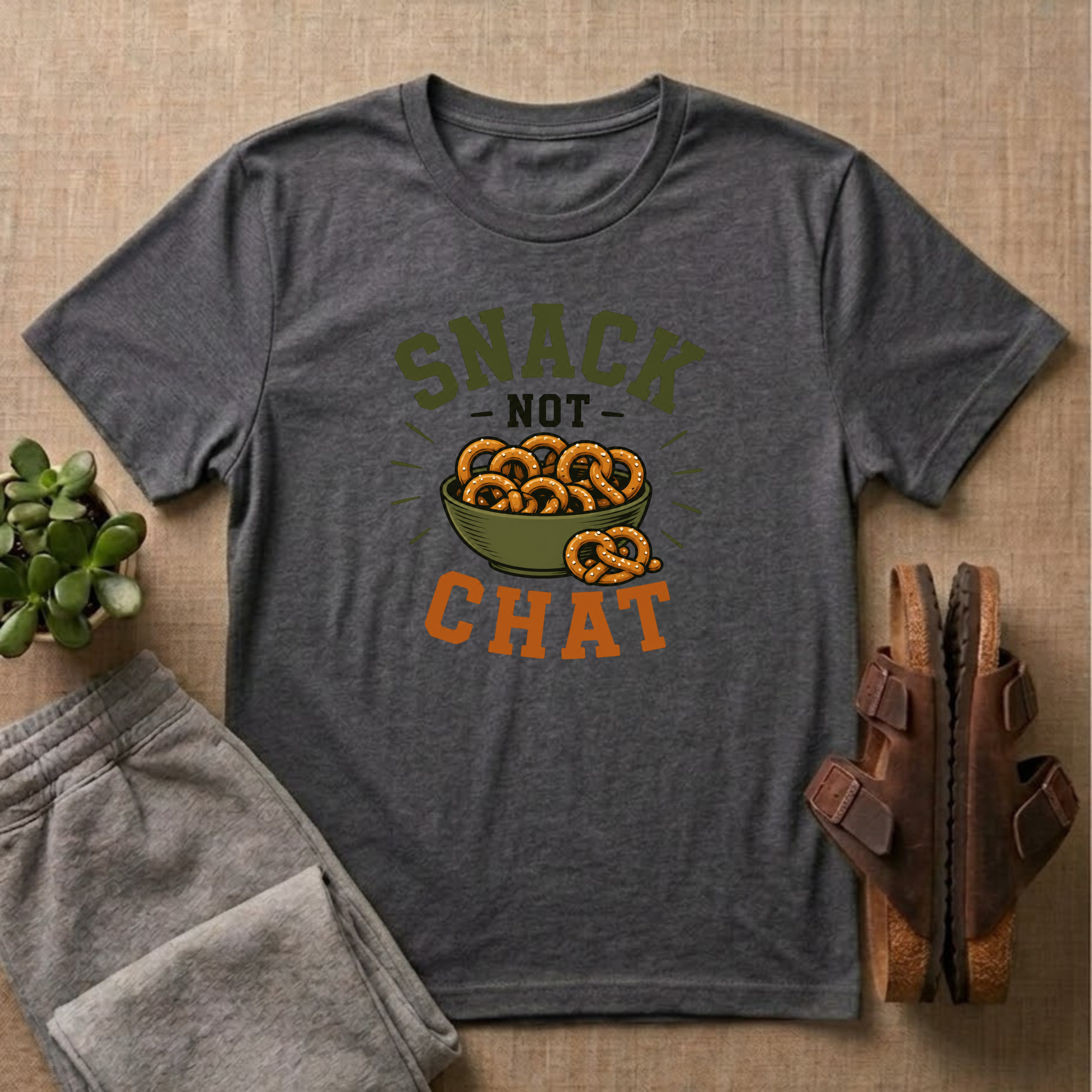 Snack Not Chat T-Shirt