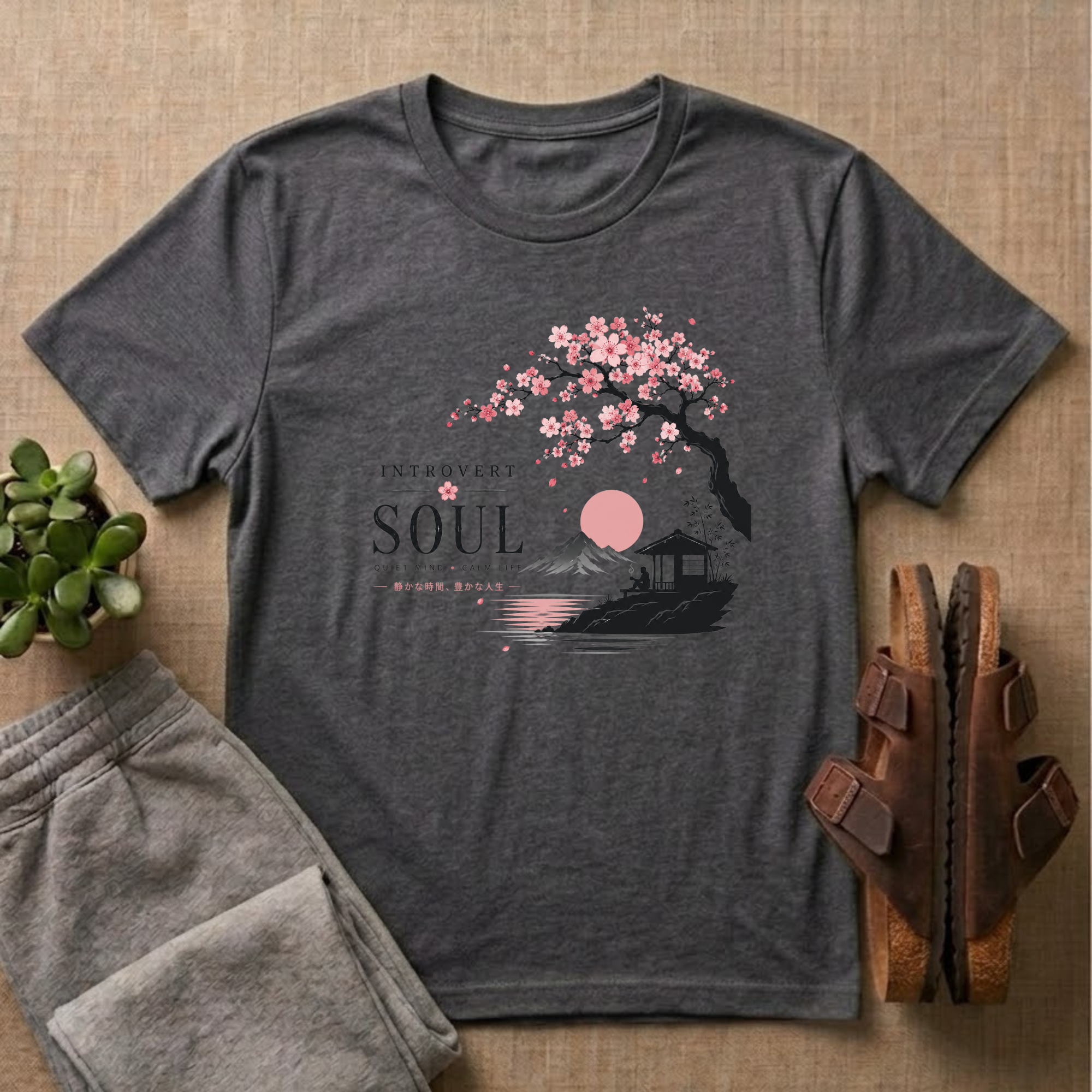 Introvert Soul Cherry Blossom T-Shirt