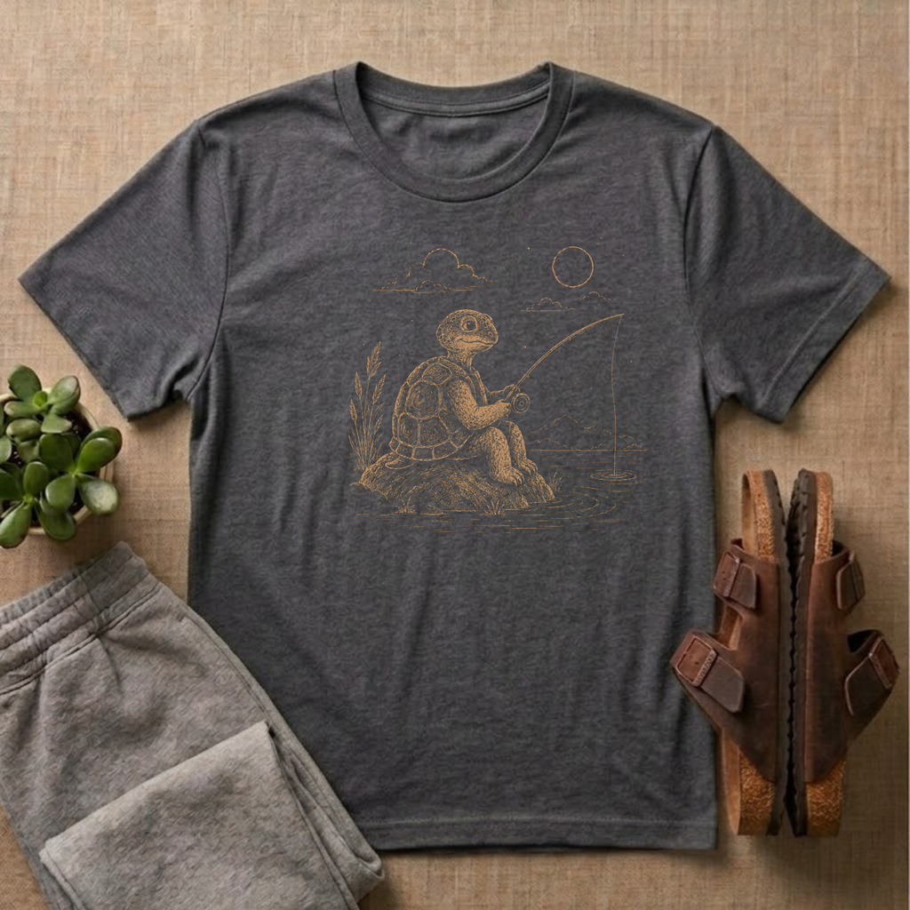 Turtle Fishing T-Shirt