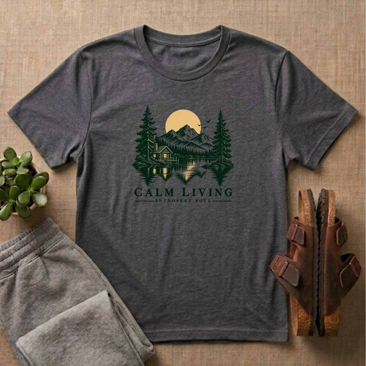 Calm Living Introvert Soul T-Shirt