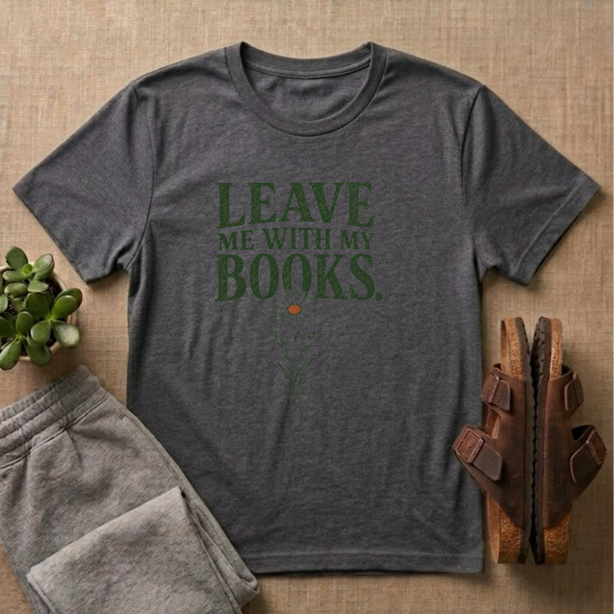 Leave Me With My Books T-Shirt