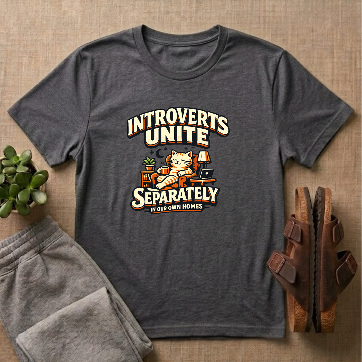 Introverts Unite Separately T-Shirt
