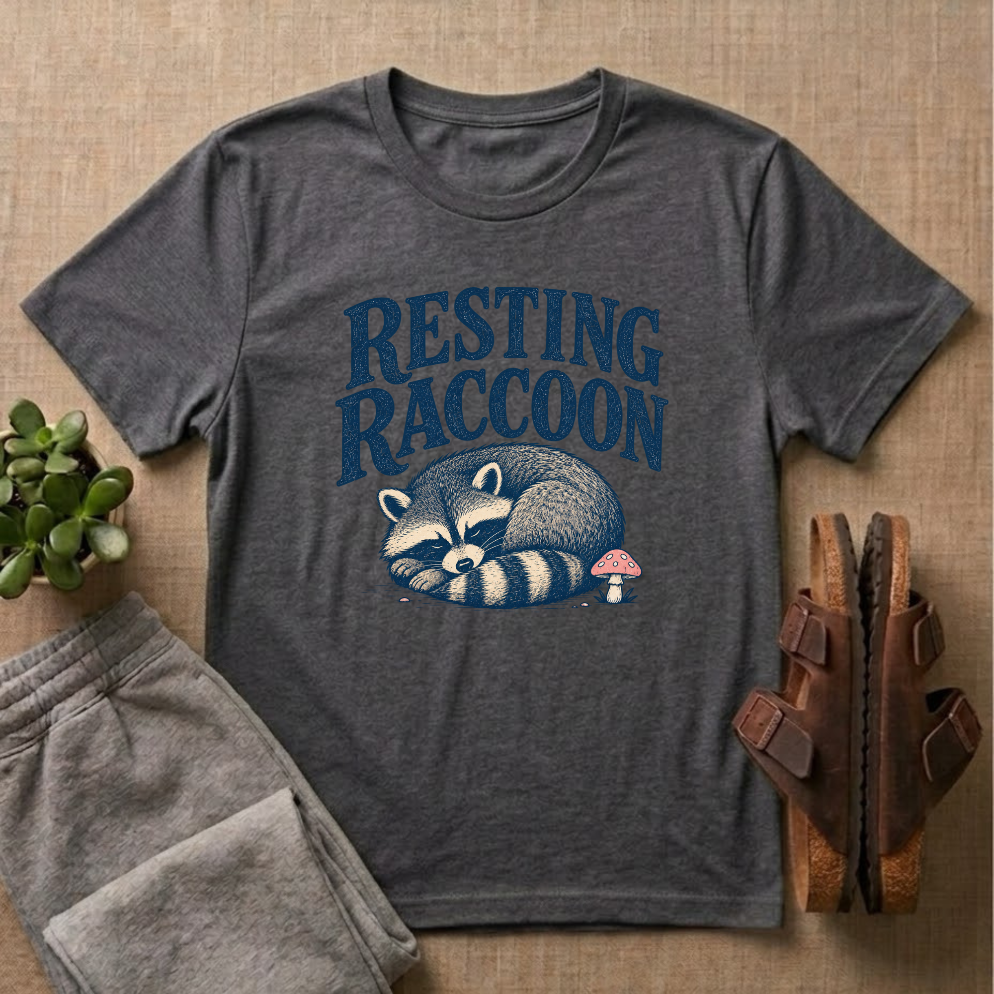 Resting Raccoon T-Shirt