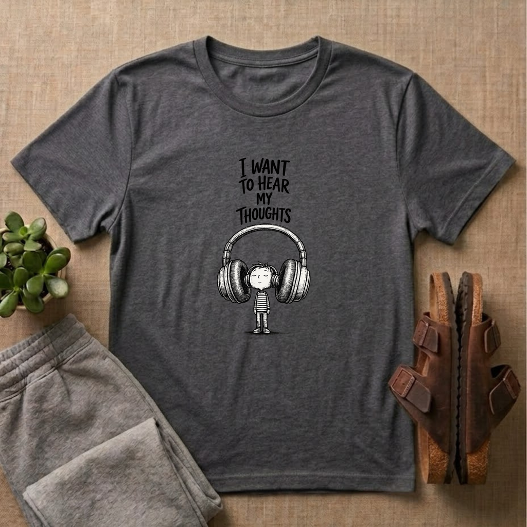 I Want To Hear My Thoughts T-shirt