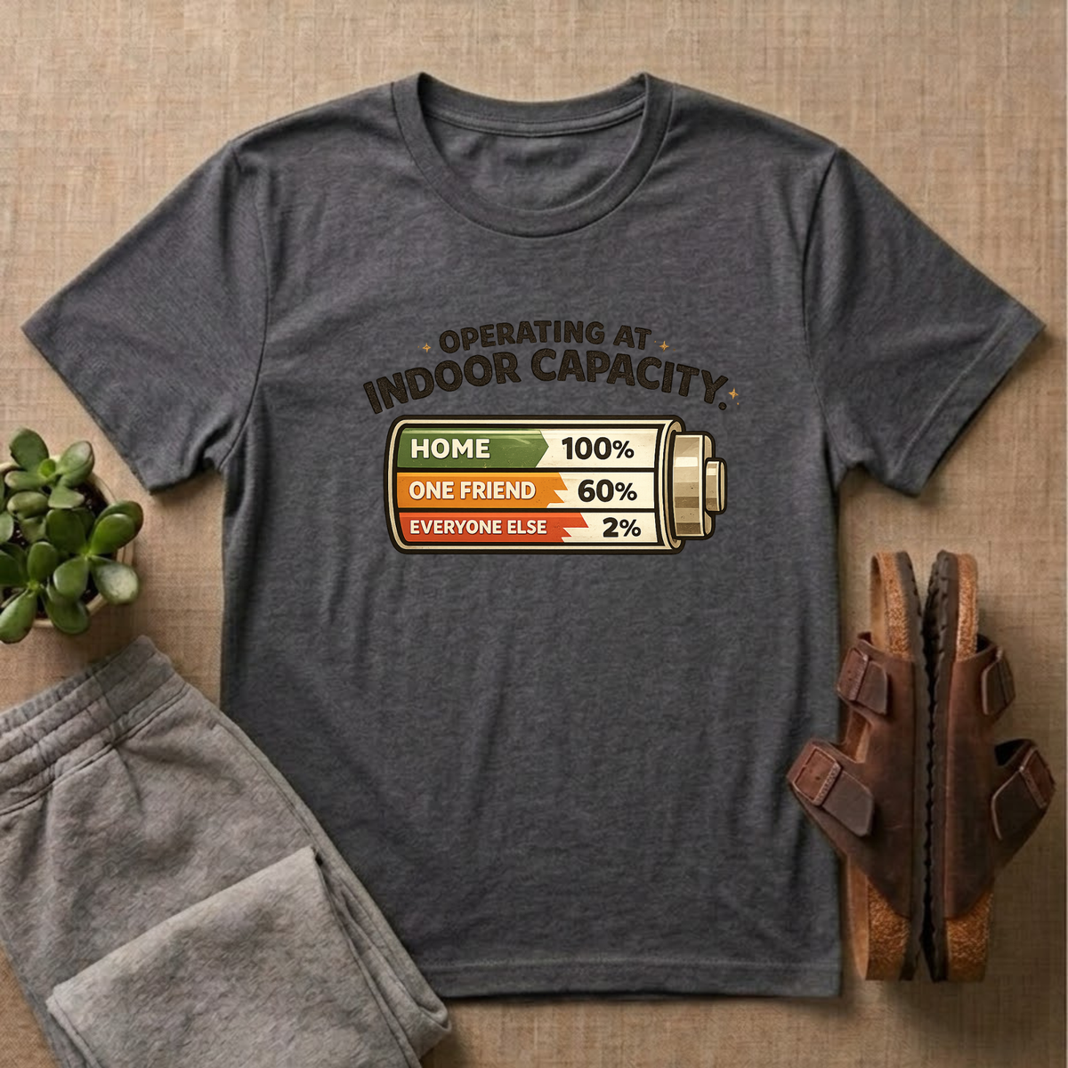 Operating At Indoor Capacity T-shirt