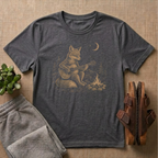 Fox Playing Music T-Shirt