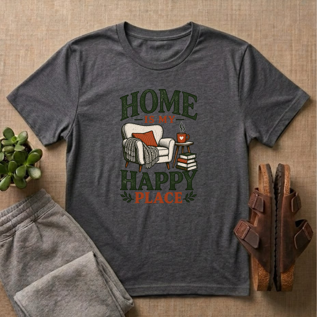 Home Is My Happy Place T-Shirt