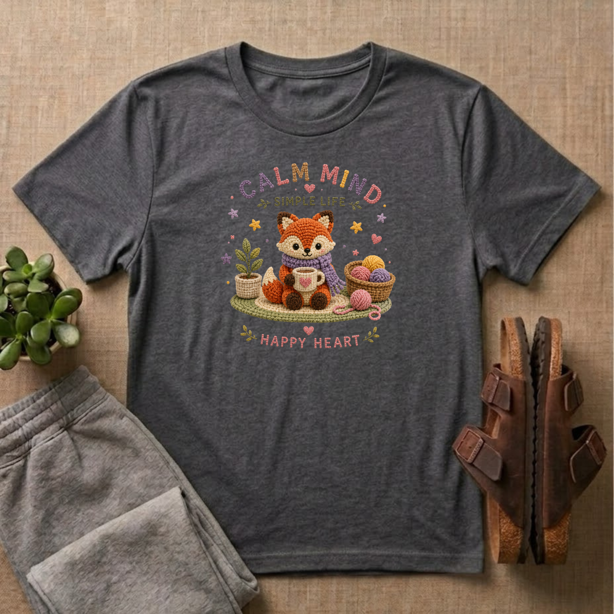Calm Mind Simple Life T-Shirt