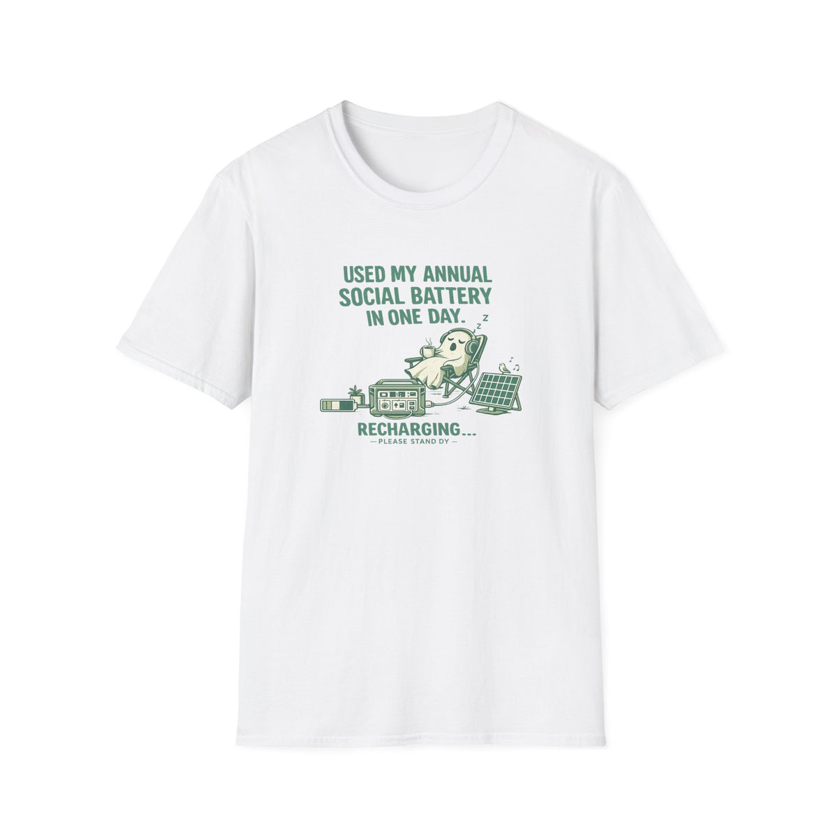 Annual Battery Used: Recharging T-shirt