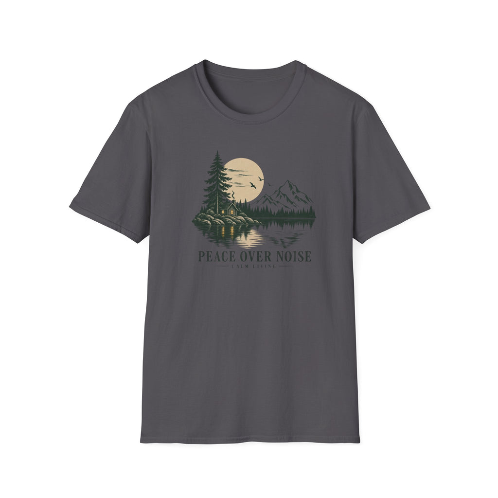 Peace Over Noise - Calm Living T-Shirt