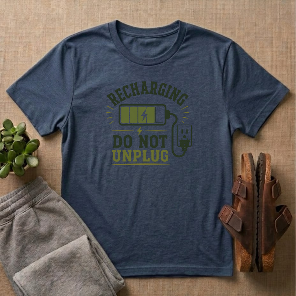 Recharging Do Not Unplug g T-Shirt
