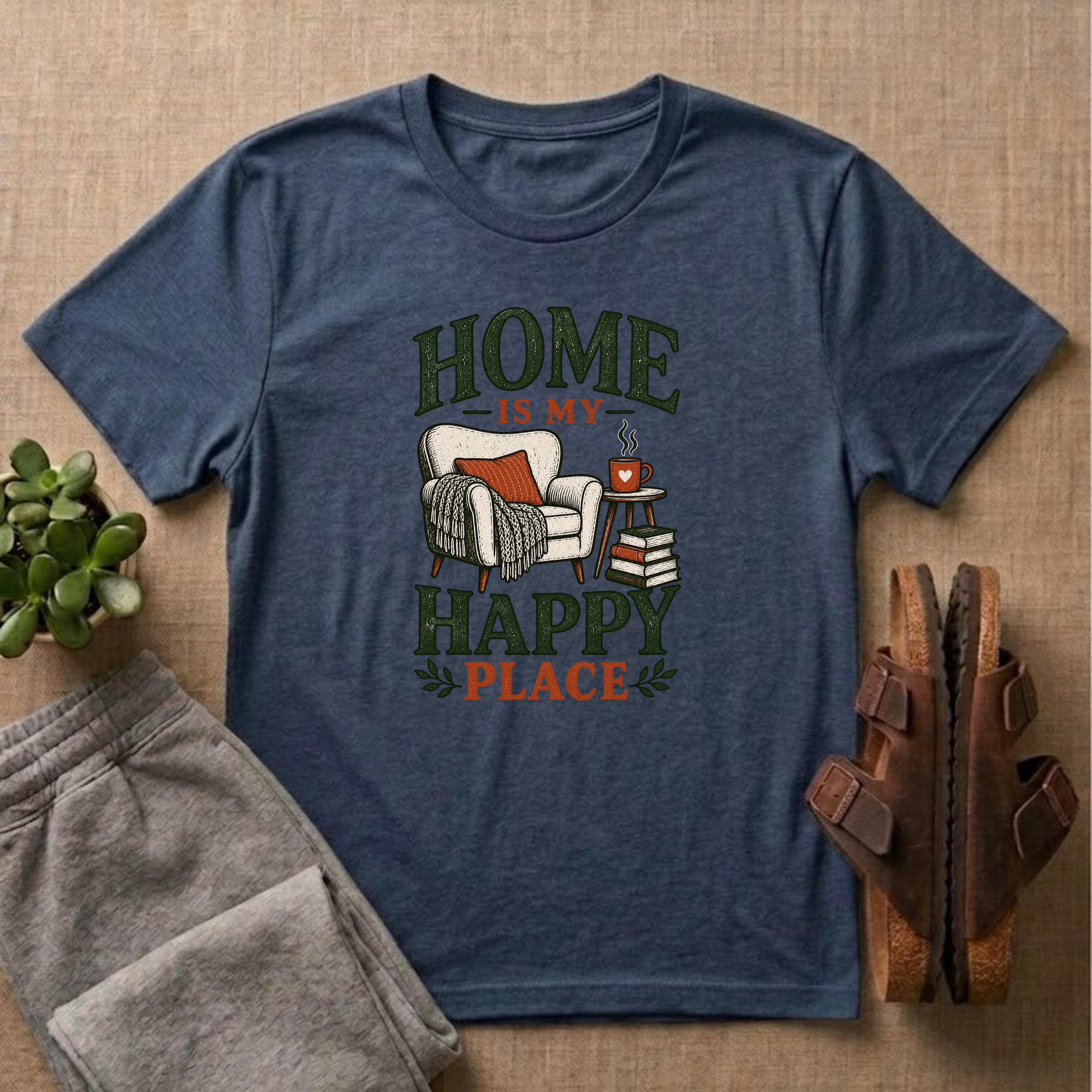 Home Is My Happy Place T-Shirt